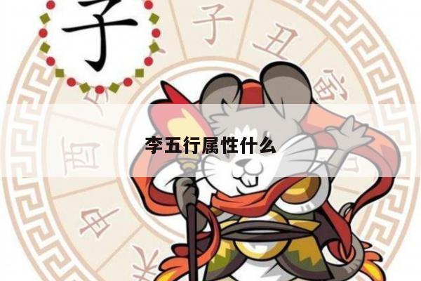 李五行属性什么