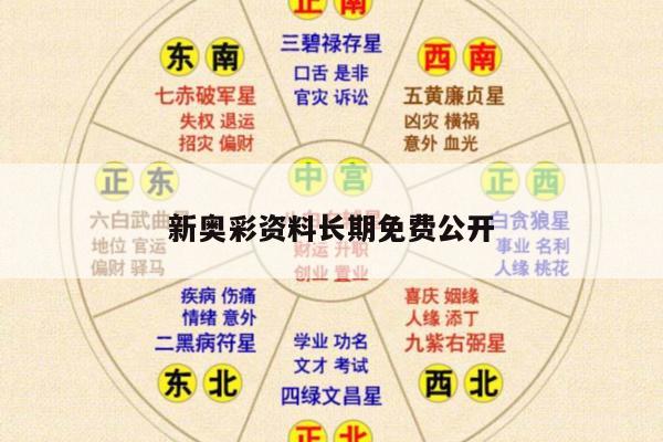 新奥彩资料长期免费公开