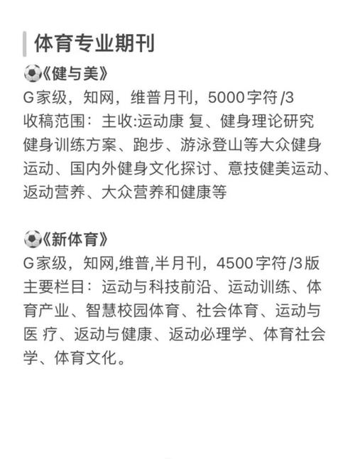 体育类期刊投稿,体育类期刊投稿网址大全